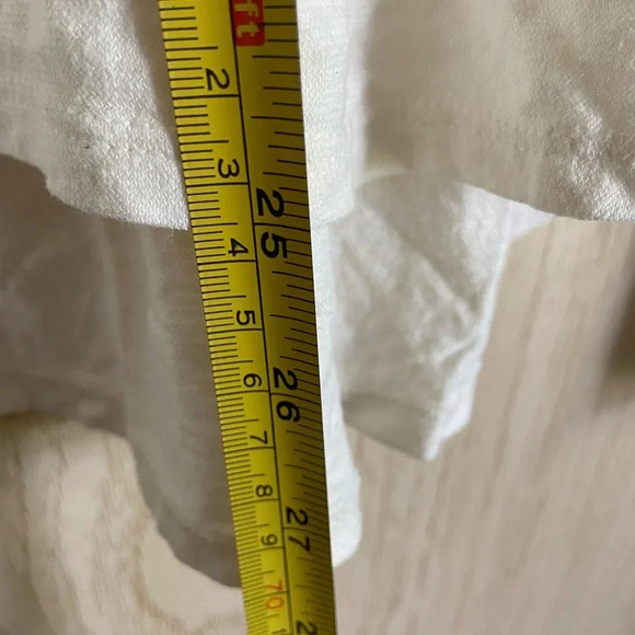 Free People We The Free Bella Top Ivory Oversized XS - Picture 12 of 14